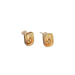 Elegant Gold Stud Earrings